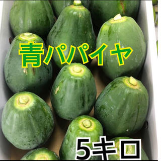 青パパイヤ　 5キロ(野菜)