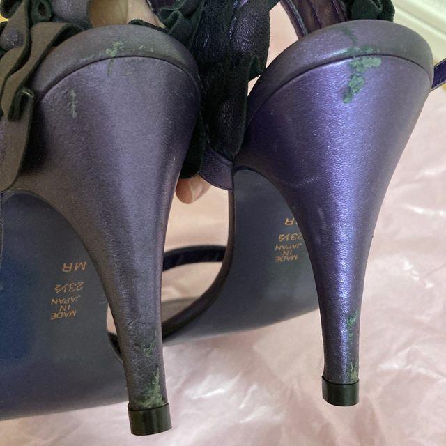 DIANA(ダイアナ)のダイアナ　パープル　バックフリル　23.5㎝ レディースの靴/シューズ(ハイヒール/パンプス)の商品写真