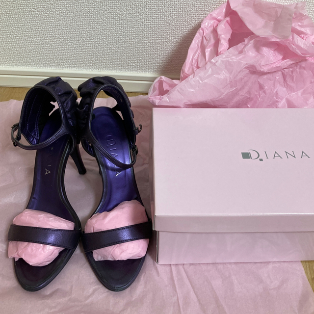 DIANA(ダイアナ)のダイアナ　パープル　バックフリル　23.5㎝ レディースの靴/シューズ(ハイヒール/パンプス)の商品写真