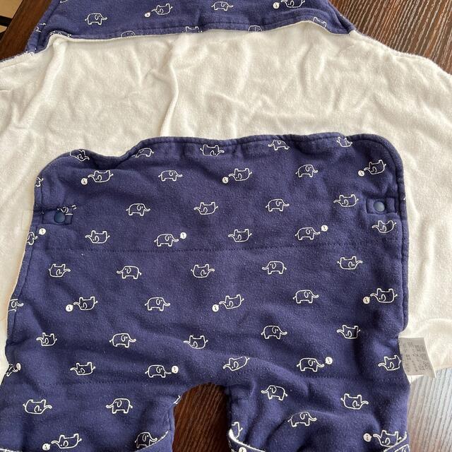 ぞうさん冬のセット　新生児　 キッズ/ベビー/マタニティのベビー服(~85cm)(カバーオール)の商品写真