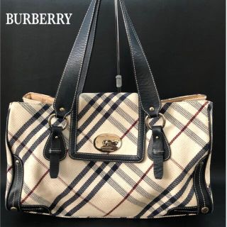 バーバリーブルーレーベル(BURBERRY BLUE LABEL)のBURBERRY バーバリー ノバチェック ハンド トート ショルダーバッグ(ショルダーバッグ)