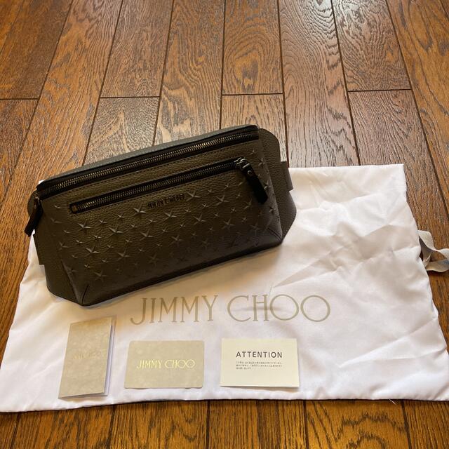 JIMMY CHOO(ジミーチュウ)のミヒロ様専用　ジミーチュー　ボディバッグ　新品未使用　JIMMY CHOO メンズのバッグ(ボディーバッグ)の商品写真