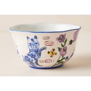 アンソロポロジー(Anthropologie)の★Anthropologie★ナタリーレテ ボウル 猫 ねこポット(食器)