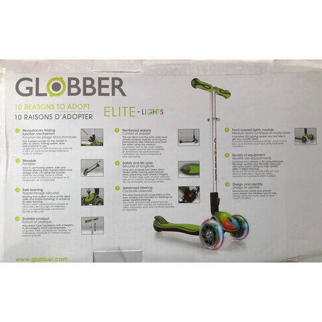 即納正規店 グロッバー Globber エリート ライトの通販 by ルビー|ラクマ 新品定番
