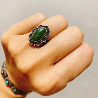 RRL - 超希少!ナバホビンテージターコイズアロースタンプシルバー
