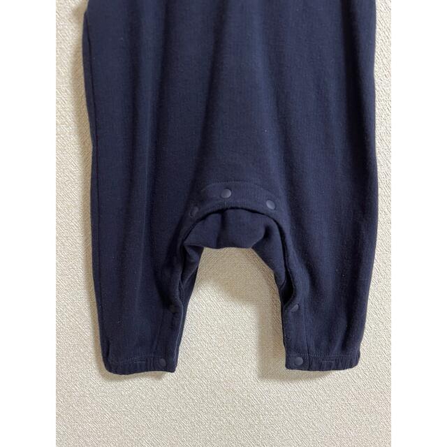 UNIQLO(ユニクロ)のユニクロ サロペット ネイビー ベビー 70 レディースのパンツ(サロペット/オーバーオール)の商品写真