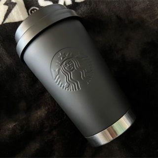 スターバックスコーヒー(Starbucks Coffee)の【新品未使用】スタバ ステンレスToGoロゴタンブラー マットブラック(タンブラー)