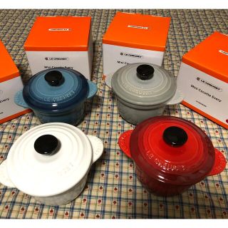 ルクルーゼ(LE CREUSET)のルクルーゼ ミニココットエブリィ  4個セット(食器)