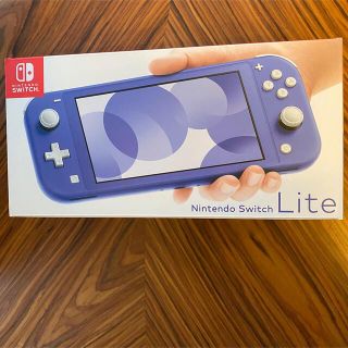 ニンテンドースイッチ(Nintendo Switch)のNintendo Switch LITE ブルー 本体 新品未使用(家庭用ゲーム機本体)