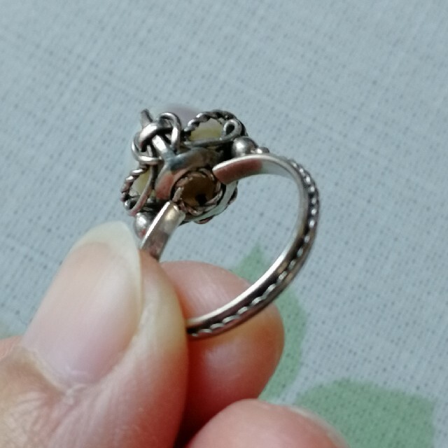 アンティーク大粒バロックパールリング レディースのアクセサリー(リング(指輪))の商品写真