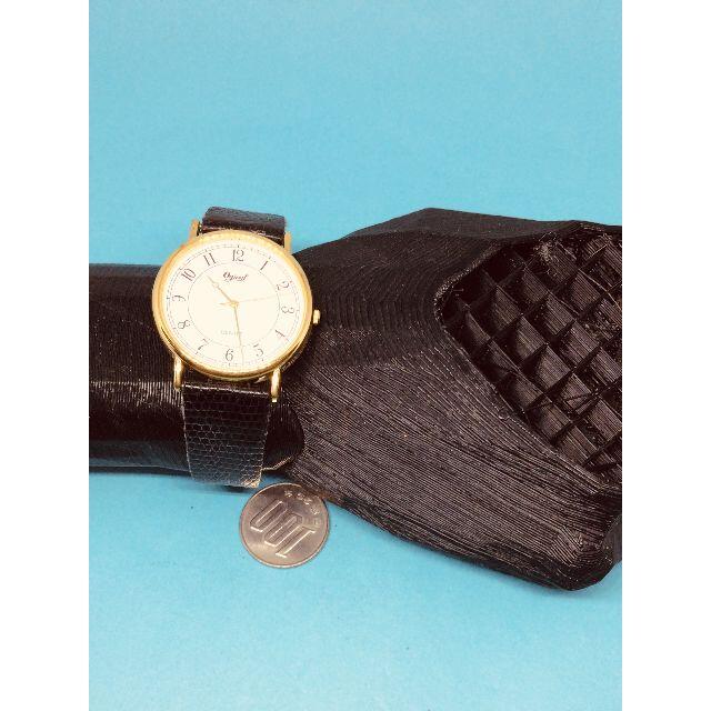 M05）スイス高級品(*'▽')OGIVALオジバル電池交換ゴールドメンズ腕時計 メンズの時計(腕時計(アナログ))の商品写真