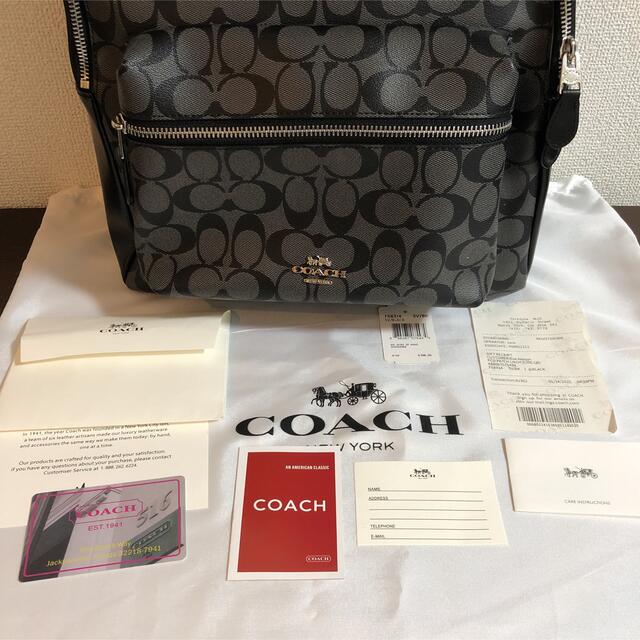 COACH(コーチ)のCOACH コーチ　リュック　カバン　F538314 ブラック　黒 レディースのバッグ(リュック/バックパック)の商品写真