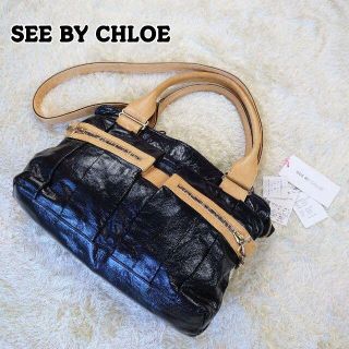 シーバイクロエ(SEE BY CHLOE)のSEE BY CHLOE 2way ショルダーバッグ デイトリッパー ブラック(ショルダーバッグ)