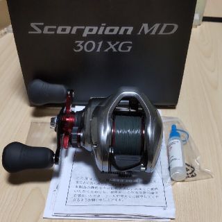 シマノ(SHIMANO)のスコーピオンMD301XG(リール)