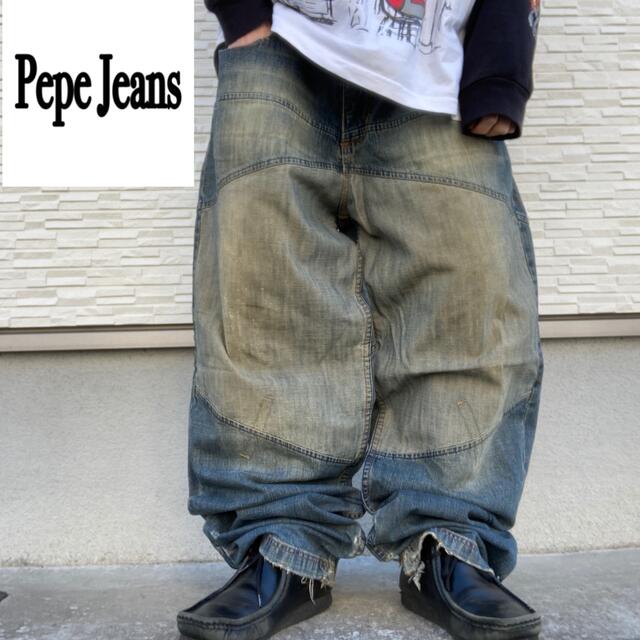 希少 pepe jeans ペペジーンズ　バギーデニムパンツ　　B系