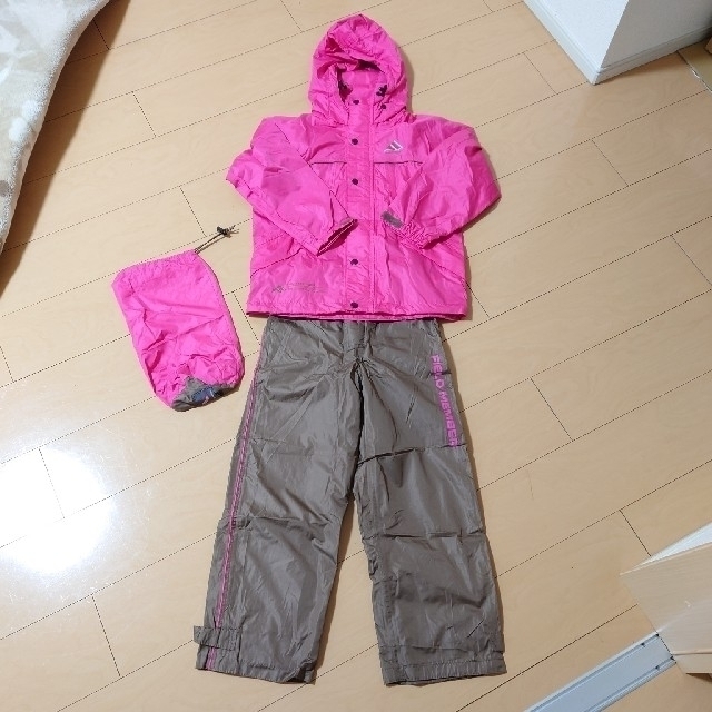 RYOBI(リョービ)のFIELD MEMBER/RYOBキッズ 130 女の子　レインウェア上下セット キッズ/ベビー/マタニティのキッズ服女の子用(90cm~)(ジャケット/上着)の商品写真