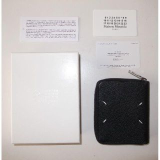 マルタンマルジェラ(Maison Martin Margiela)のマルジェラ 財布 round zip wallet black 21AW(折り財布)