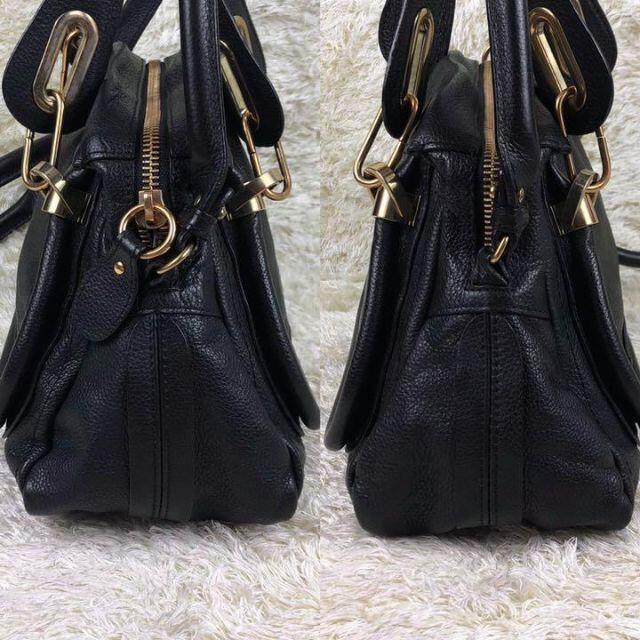 Chloe(クロエ)の極美品✨クロエ スモール パラティ 2way レザー ショルダーバッグ 金具 黒 レディースのバッグ(ショルダーバッグ)の商品写真