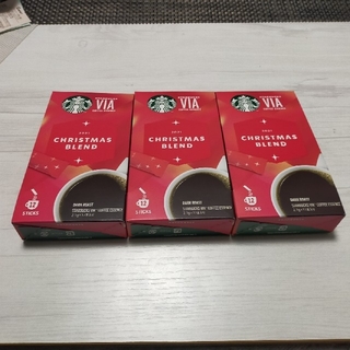 スターバックスコーヒー(Starbucks Coffee)のスターバックス　クリスマスブレンド 12×3本(コーヒー)