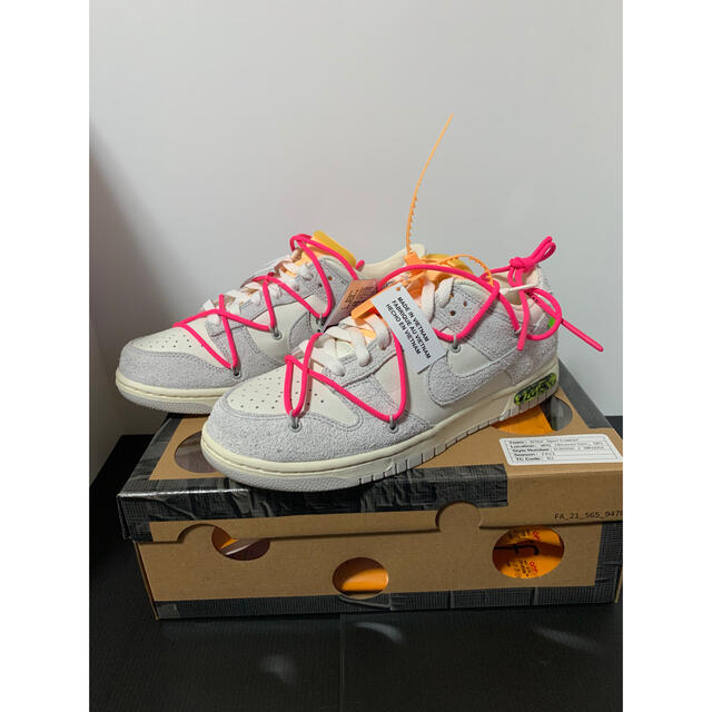 off-white NIKE ダンク 50 of 17オフホワイト ナイキ - スニーカー