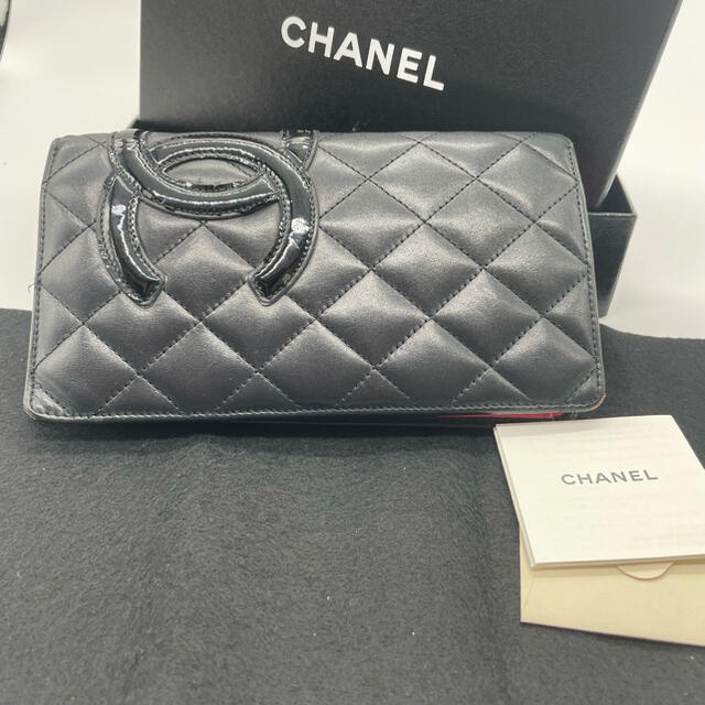 CHANEL シャネル カンボン長財布 - 財布