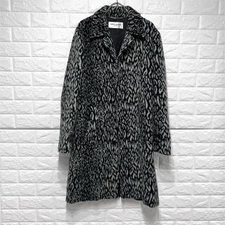 サンローラン(Saint Laurent)のSaint laurent paris 15aw レオパード コート(チェスターコート)