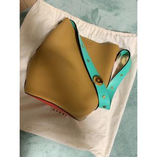 マルニ MARNI 19SS パネル レザー トートバッグ