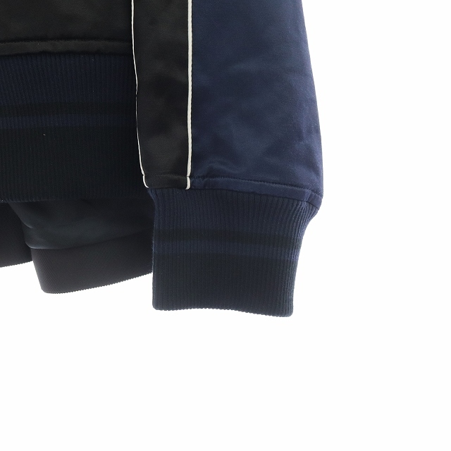 sacai(サカイ)のサカイ スーベニア スカジャン ジャケット ブルゾン 刺繍 3 L 黒 紺 メンズのジャケット/アウター(スカジャン)の商品写真