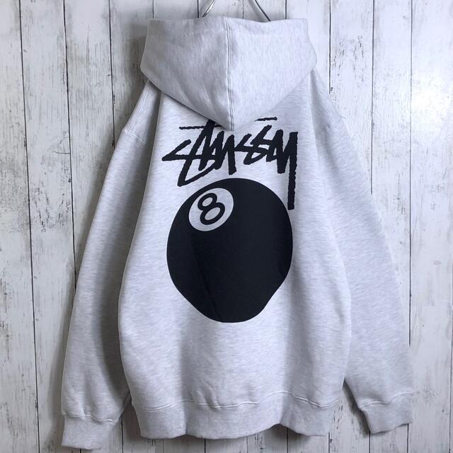 激レアカラー】STUSSY ステューシー パーカー ビッグロゴ マゼンタ-