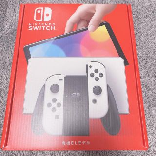 ニンテンドースイッチ(Nintendo Switch)のNintendo Switch【新品未使用】有機EL 本体　ホワイト(家庭用ゲーム機本体)