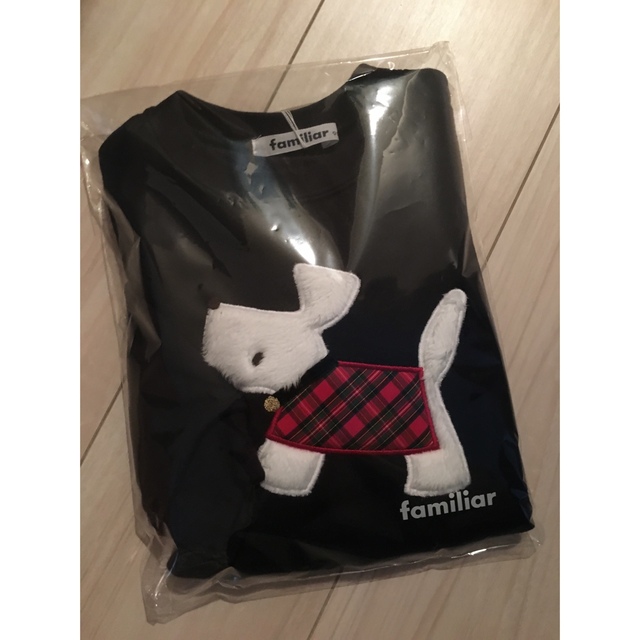 familiar(ファミリア)の新品未使用　familiar テリアトレーナー　90 キッズ/ベビー/マタニティのキッズ服男の子用(90cm~)(Tシャツ/カットソー)の商品写真