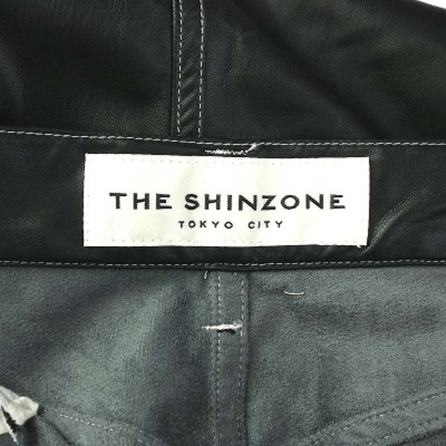 Shinzone(シンゾーン)のシンゾーン タイトスリット タイトスカート ミモレ ロング 36 S 黒 レディースのスカート(ロングスカート)の商品写真