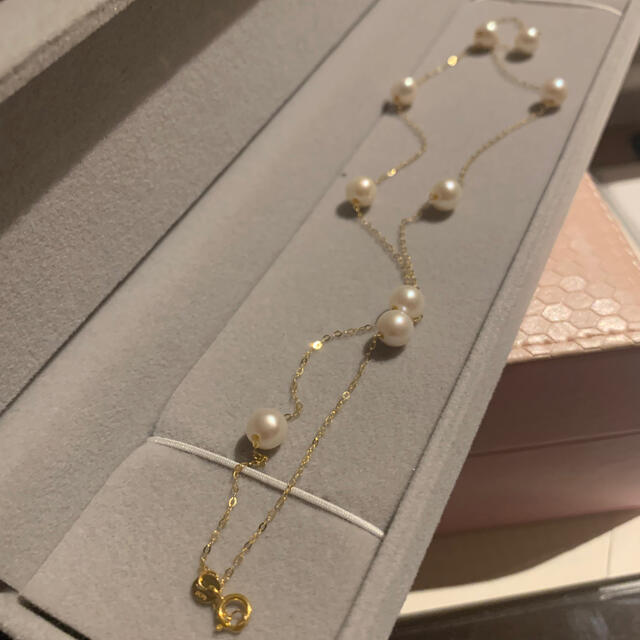 【日本未発売】 本真珠　パールネックレス 18kゴールド ネックレス