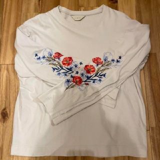 ジエダ(Jieda)のjieda 刺繍　ロンT(Tシャツ/カットソー(七分/長袖))