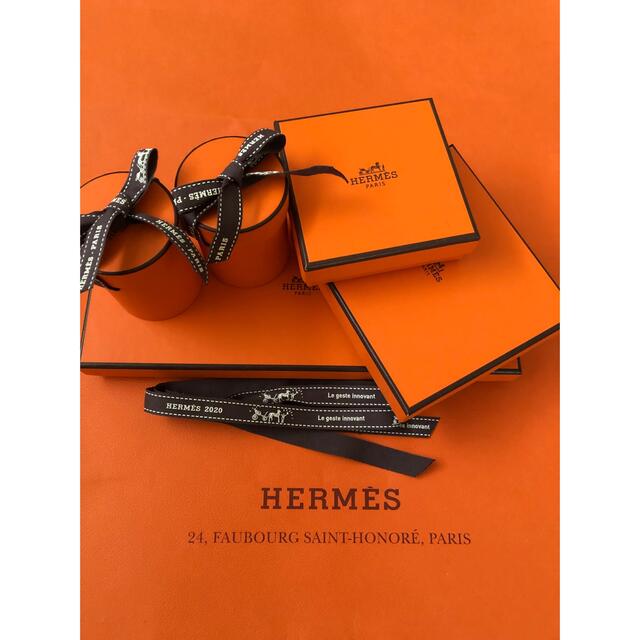 Hermes(エルメス)のエルメス　空き箱　リボン　ツイリー   ガブロッシュ　アクセサリー　 インテリア/住まい/日用品のインテリア小物(その他)の商品写真