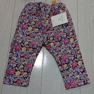 ブランシェス(Branshes)の新品 タグ付き ベビー 花柄 裏起毛 パンツ レギンス ブランシェス(パンツ)