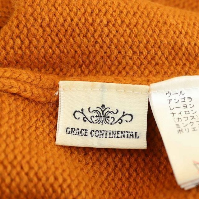GRACE CONTINENTAL(グレースコンチネンタル)のグレースコンチネンタル マルチミンクファーニットトップス セーター 七分袖 レディースのトップス(ニット/セーター)の商品写真