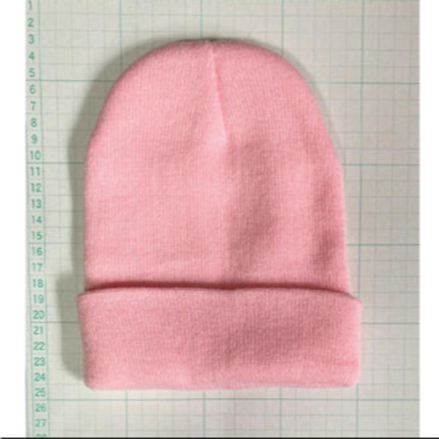 《ピンク》ニットキャップ ニット帽 無地 シンプル 防寒 スキー ストリート メンズの帽子(ニット帽/ビーニー)の商品写真