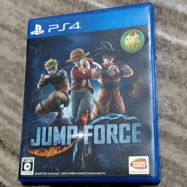 PlayStation4(プレイステーション4)のJUMP FORCE　ジャンプ フォース PS4 エンタメ/ホビーのゲームソフト/ゲーム機本体(家庭用ゲームソフト)の商品写真