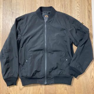 アルファインダストリーズ(ALPHA INDUSTRIES)のアルファインダストリーズ　MA-1タイプジャケット　160 黒(フライトジャケット)