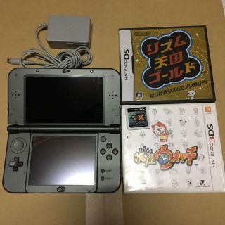 NEW 3DSLL本体＋ソフト3本充電器付き(携帯用ゲーム機本体)