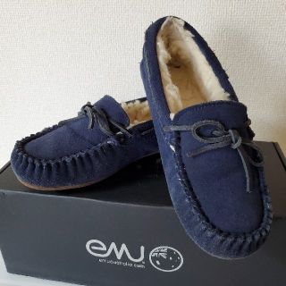 エミュー(EMU)のemu アミティー　インディゴ　サイズ7(スリッポン/モカシン)