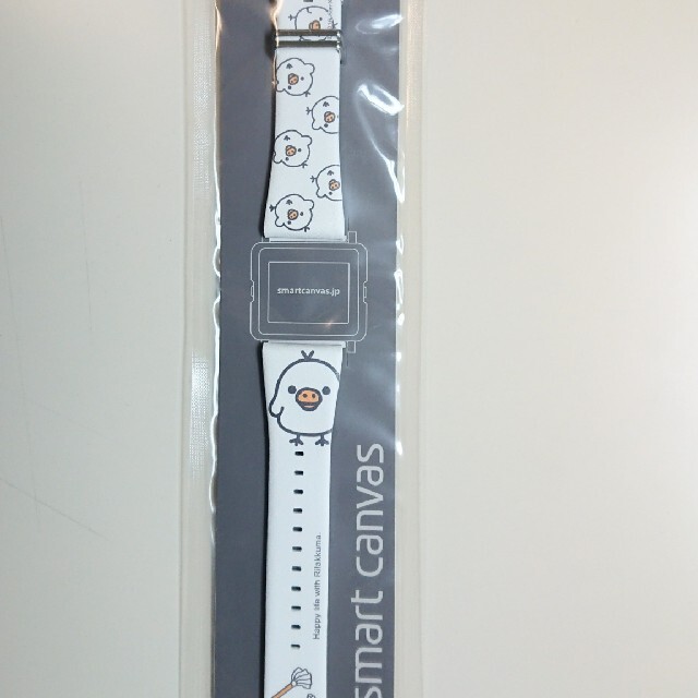 スマートキャンバス 「リラックマ・キイロイトリ・ホワイト（バンドのみ）」  レディースのファッション小物(腕時計)の商品写真