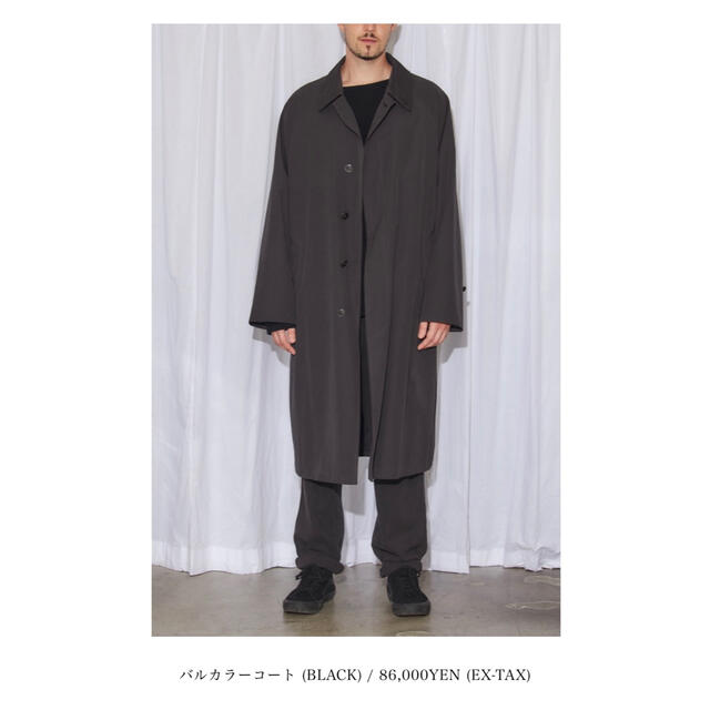 COMOLI(コモリ)のcomoli 19ss バルカラーコート メンズのジャケット/アウター(ステンカラーコート)の商品写真