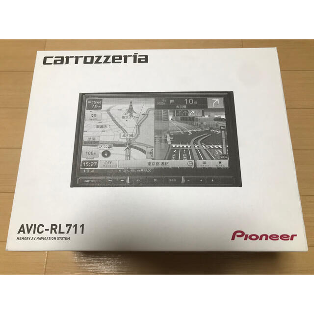 Pioneer(パイオニア)のyayoyayo様専用【新品　未使用】楽ナビ　8インチ　AVIC-RL711 自動車/バイクの自動車(カーナビ/カーテレビ)の商品写真