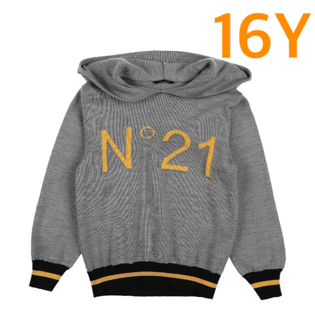 新品 N°21 ヌメロヴェントゥーノ ニット パーカー キッズ 16Y M〜L 購入値下げ 新作 N°21 ヌメロヴェントゥーノ チュール レイヤード Tシャツ 16Y Tシャツ/カットソー(半袖/袖なし)