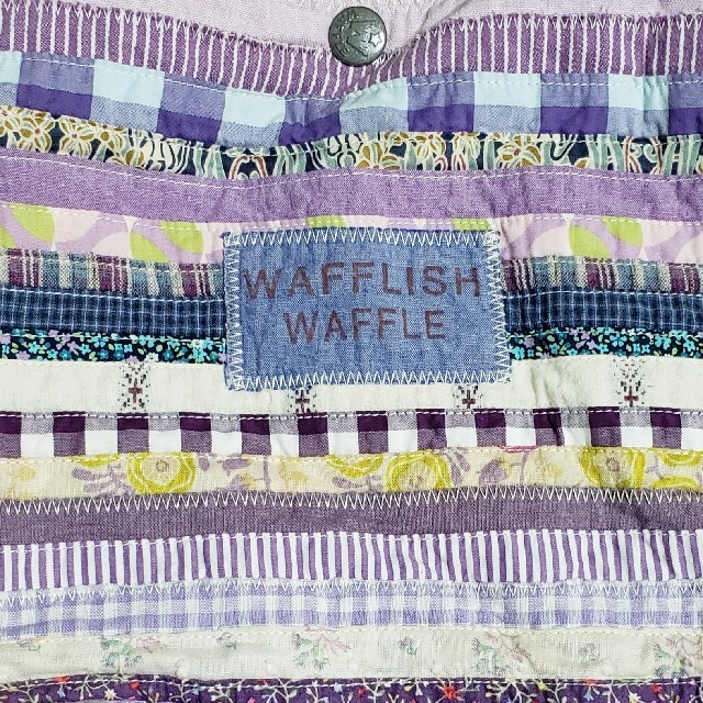 Wafflish Waffle(ワッフリッシュワッフル)のwafflish waffle ワッフリッシュワッフル パッチワークバッグ レディースのバッグ(ハンドバッグ)の商品写真