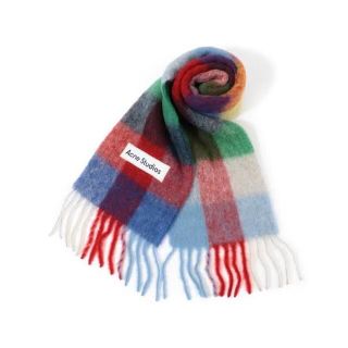 ACNE - Acne Studios VALLY モヘアチェックストールの通販 by 購入前に
