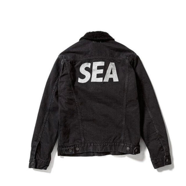 SEA(シー)のWIND AND SEA × MINE DENIM Denim Boa GJKT メンズのジャケット/アウター(Gジャン/デニムジャケット)の商品写真