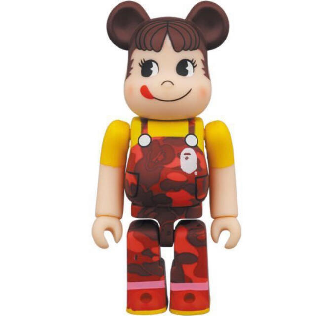 MEDICOM TOY(メディコムトイ)のBE@RBRICK BAPE®︎ ペコちゃん&ポコちゃん 100% 400% ハンドメイドのおもちゃ(フィギュア)の商品写真